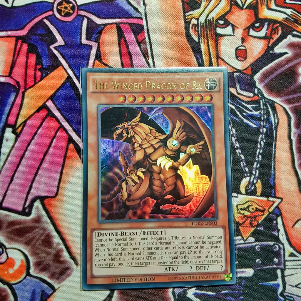 Bộ thẻ bài Yugioh: Tam thần Obelisk - Slifer - Ra | LDK2 Ultra Rare