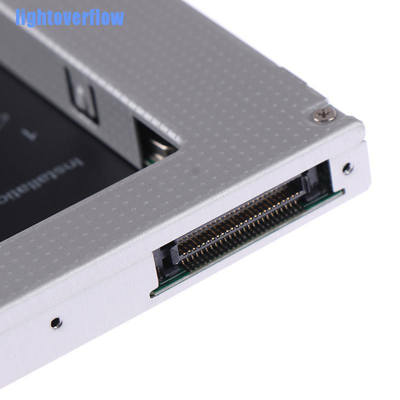 Hộp đựng ổ cứng 2nd HDD Caddy IDE sang SATA 2.5&quot; HDD SSD 12.7mm bằng hợp kim nhôm