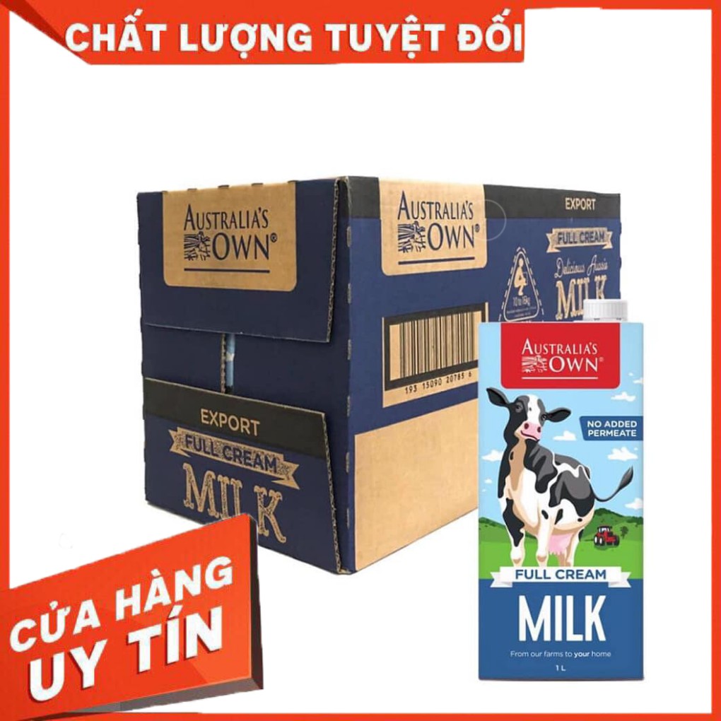 SỮA TƯƠI NGUYÊN KEM  AUSTRALIA'S OWN - HỖ TRỢ TĂNG CÂN VÀ TĂNG CHIỀU CAO - NHẬP KHẨU CHÍNH HÃNG