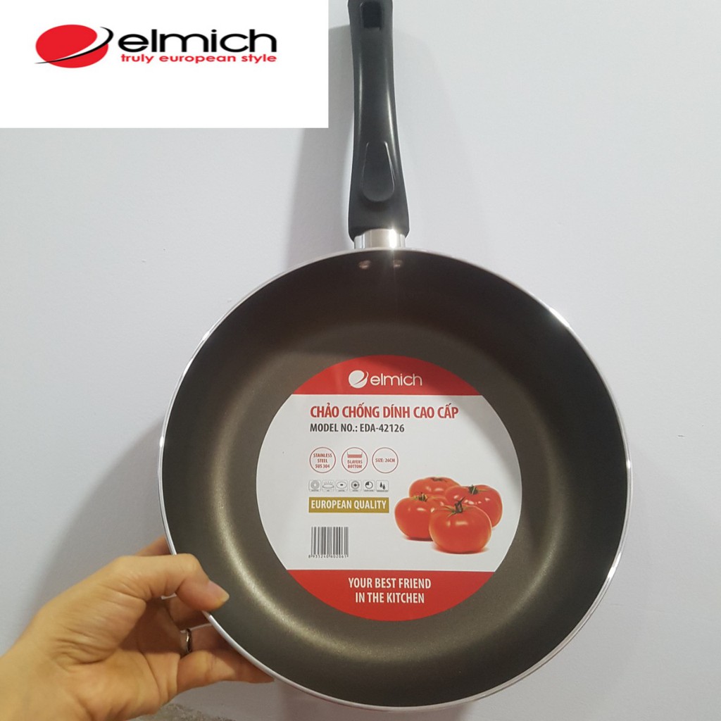 CHẢO CHỐNG DÍNH ELMICH 26CM ĐAY TỪ