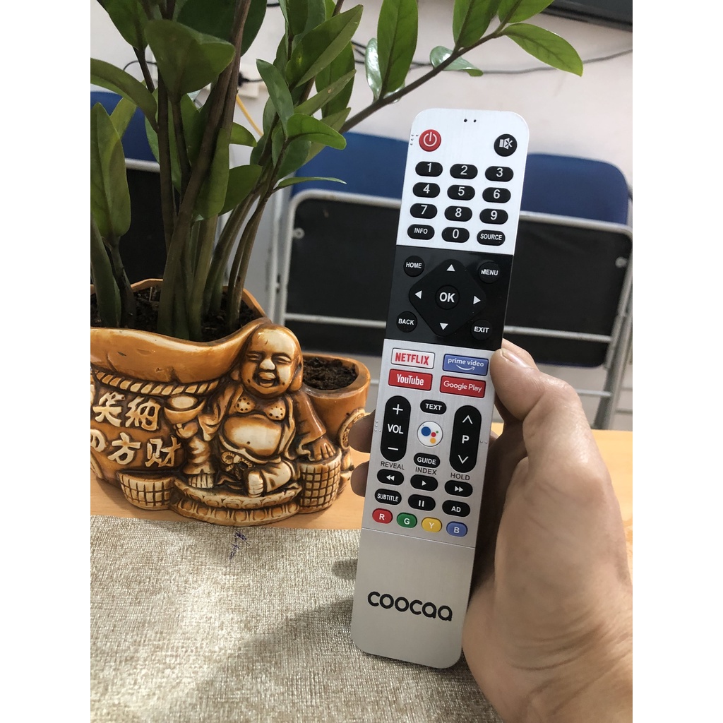 Remote Điều khiển từ xa dành cho tivi Coocaa giọng nói- Hàng chính hãng  Coocaa,mới 100% -Tặng kèm Pin
