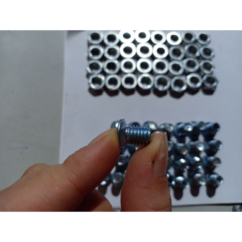 ốc bulong lắp ráp kệ sắt v lỗ