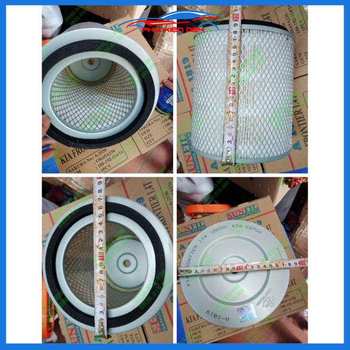 Lọc gió động cơ ô tô KIA 1 Tấn 4 Portre K2500 K2700 K3000 93-06