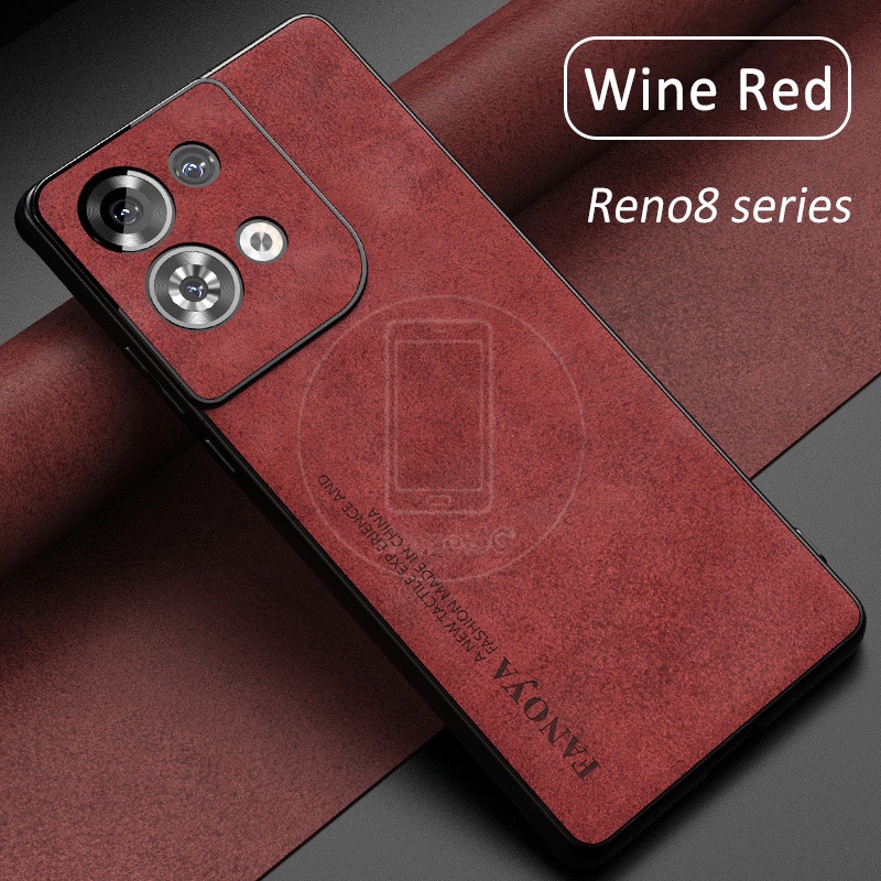 Ốp Điện Thoại Da Cứng Cao Cấp Cho OPPO Reno 8 Reno8 Pro 5G