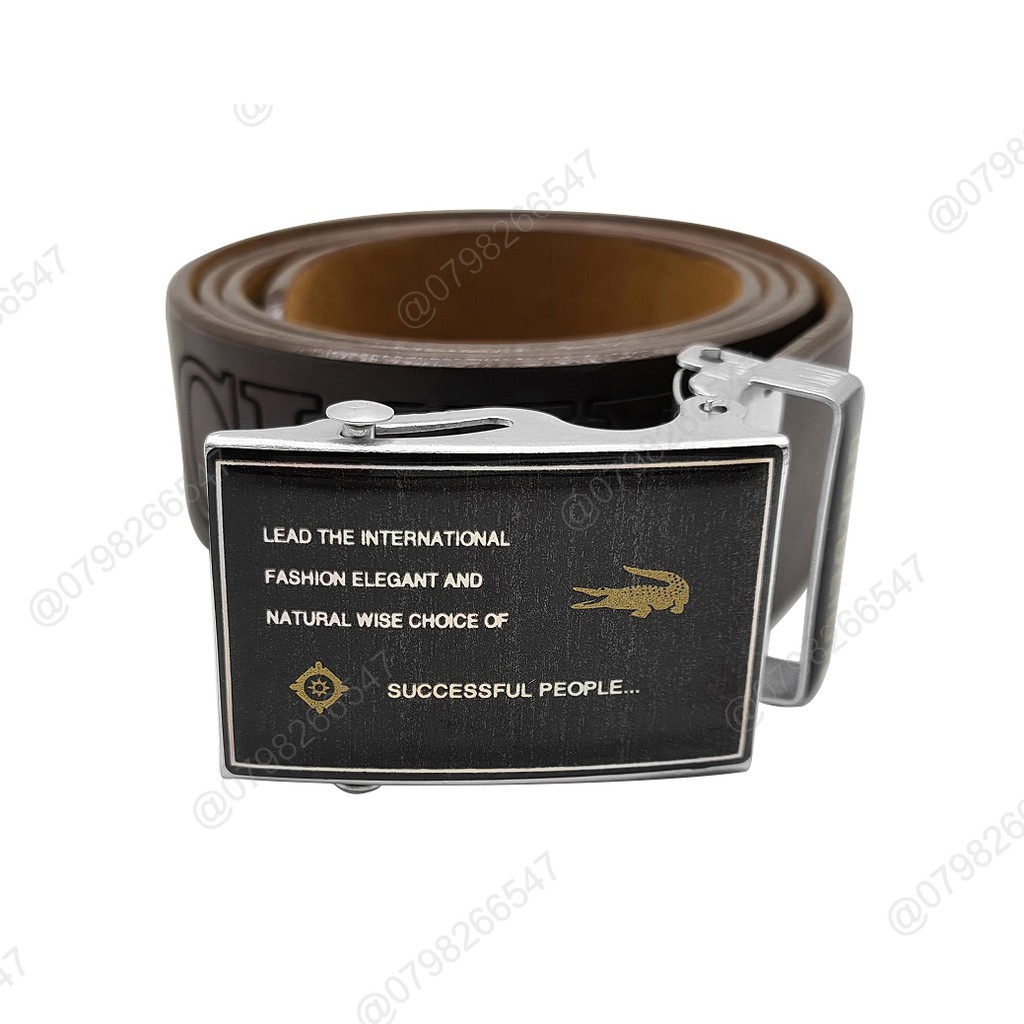 Dây thắt lưng nam giả da PU DHM-166 | Đầu lăn nam tính | giao mặt ngẫu nhiên | Bảo hành 12 tháng