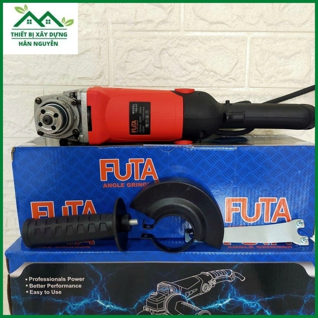 Máy cắt cầm tay Futa,công tắc bóp,lưỡi cắt 100mm chuyên cắt sắt,cắt nhôm,cắt gạch,mài góc,cắt đá hoa cương