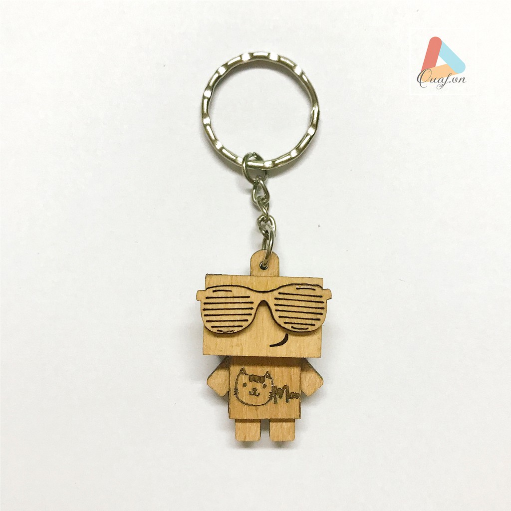 Móc khóa danbo (con mắt kính)