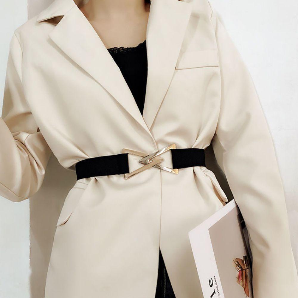 AROMA Thắt Lưng Vải Canvas Kiểu Hàn Quốc Đơn Giản Cá Tính