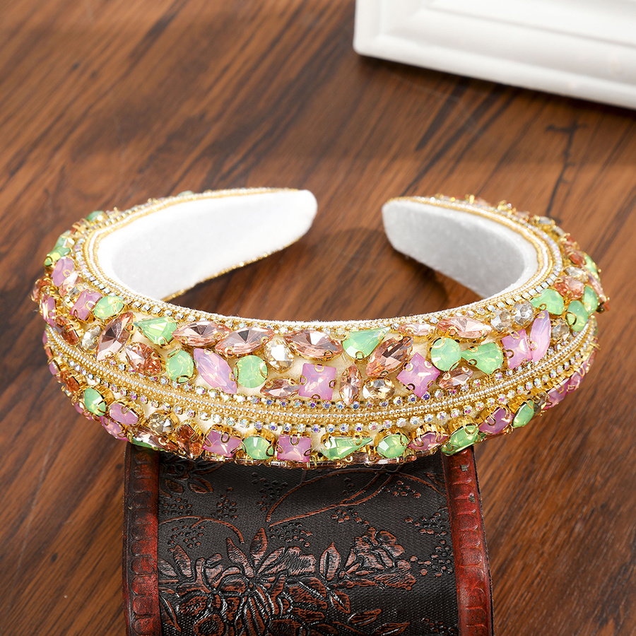 Băng Đô Cài Tóc Đính Đá Lấp Lánh Thời Trang Cho Nữ