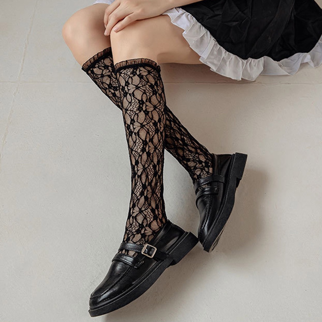 Đôi Vớ Ren Xuyên Thấu Thoáng Khí Quyến Rũ Cho Nữ