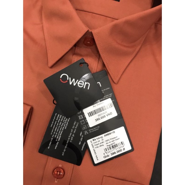 Áo sơmi owen cao cấp tay dài hàng chính hãng