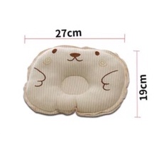 Gối sơ sinh cho bé trai gái chống méo đầu cotton bông Quảng Châu cao cấp 2X MART