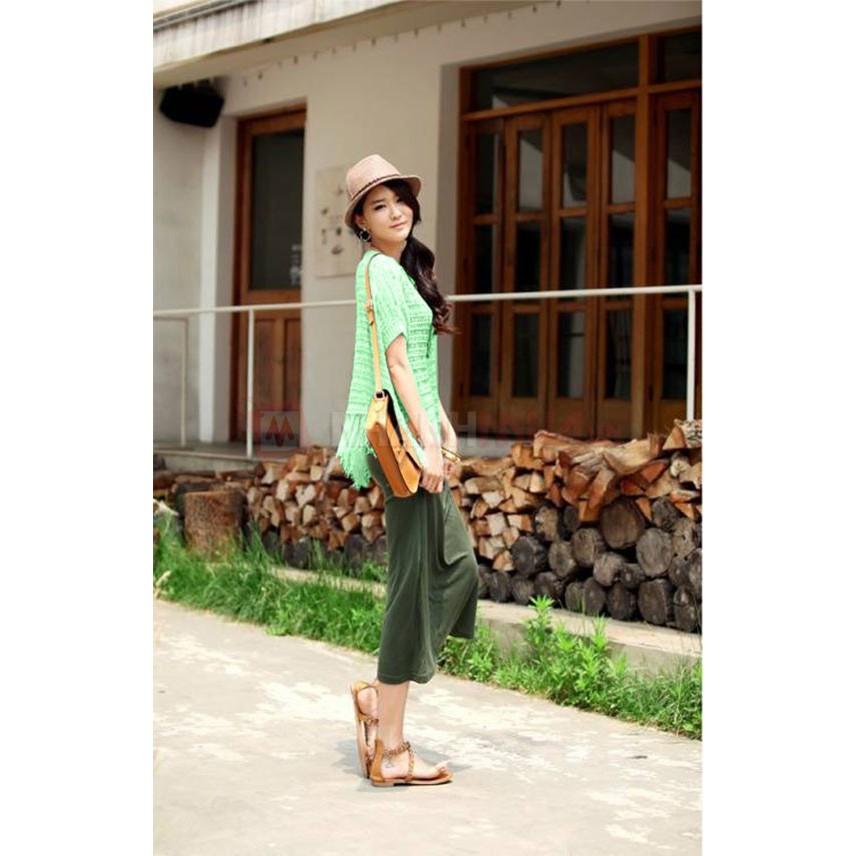 Áo len lưới tua rua form rộng | BigBuy360 - bigbuy360.vn