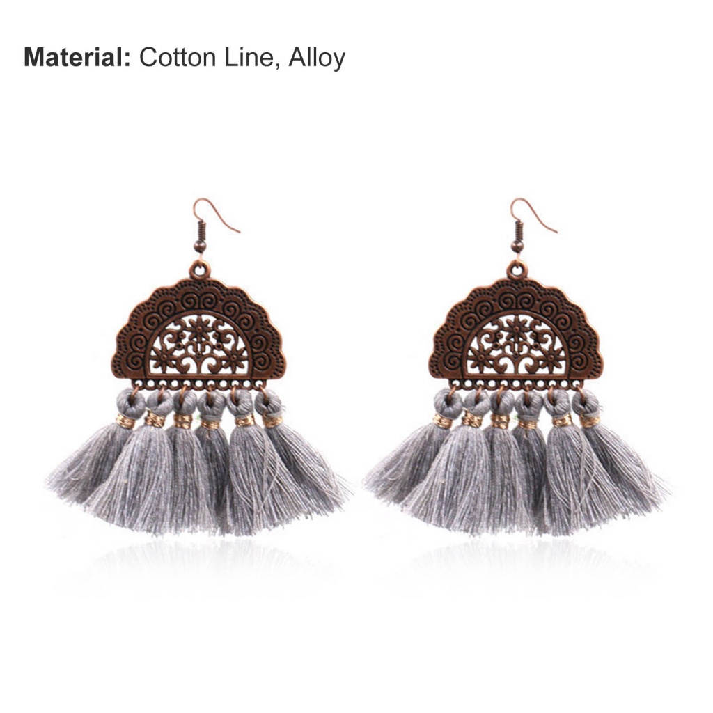 Bông Tai Tua Rua Phong Cách Cổ Điển Cho Nữ