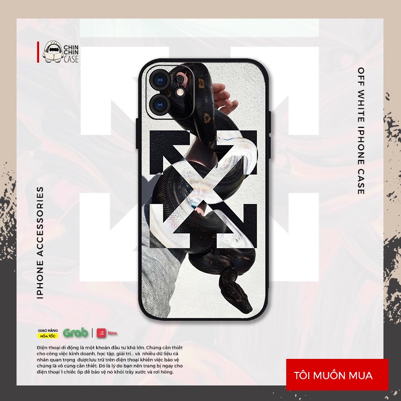 Vỏ ốp iPhone Off White 016 chống sốc cho iPhone 6/6pl/6s/6spl/7/7pl/8/8pl/x/xs/11/12/13/pro/max - Chinchincase
