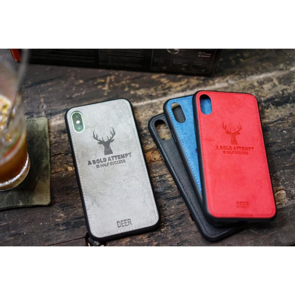 Ốp lưng DEER loại 1 giả da cho iPhone đủ các mã iPhone 6 6s 7 7s 6 Plus 7 Plus 8 Plus iPhone X XS XR XS MAX