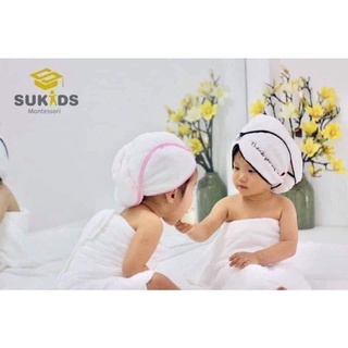 Khăn quấn đầu làm khô tóc
