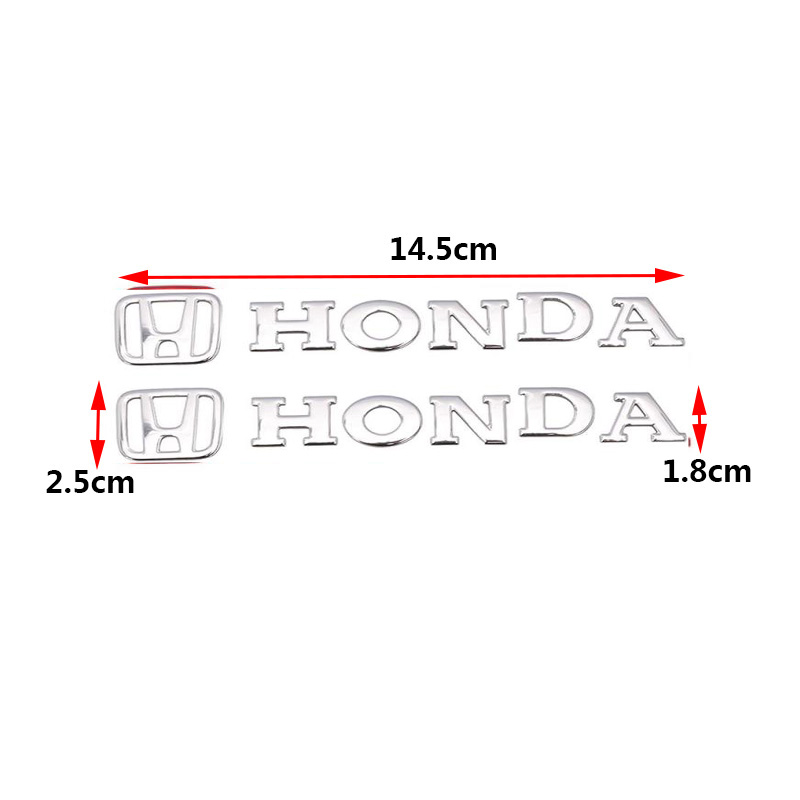 X 1 Bộ Miếng Dán Phản Quang 3m + Logo 3d Bằng Cao Su Mềm Cho Xe Honda Cbr Pcx