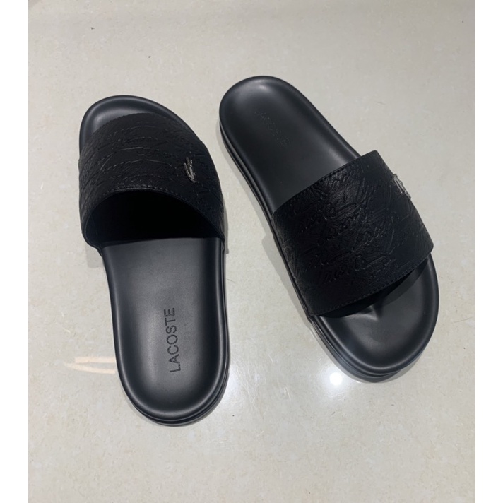 Dép da quai ngang lịch lãm phong cách thời trang da sịn Dép nam quai ngang hàng xuất khẩu kiểu dáng thanh lịch