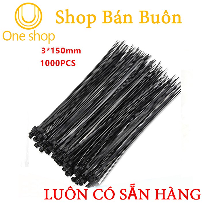 Dây Thít Đen 3X150mm Gói 1000PCS