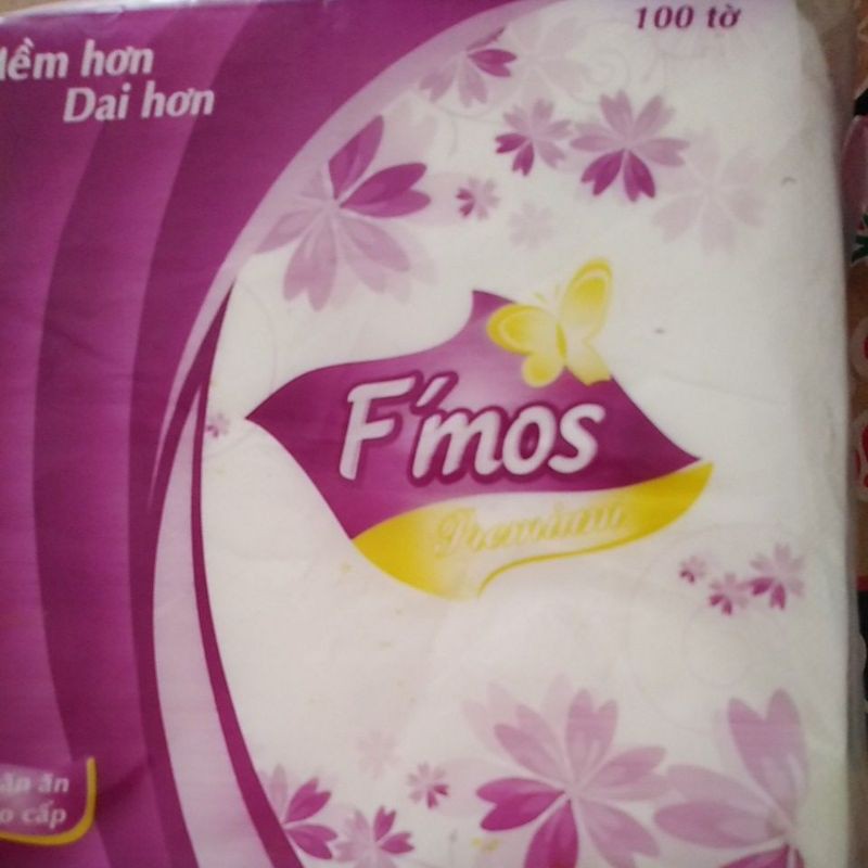 Khăn giấy F'mos Premium(100 tờ)