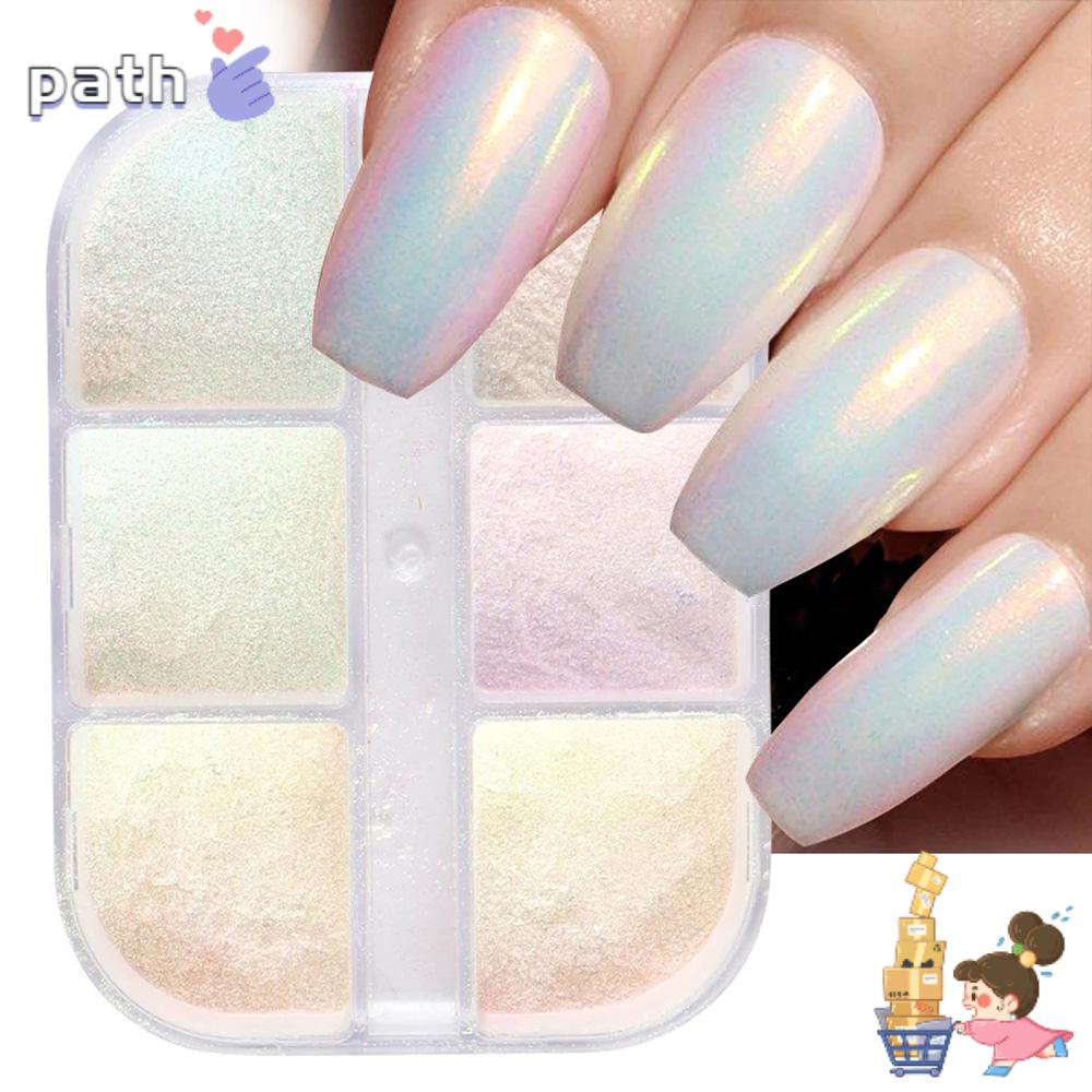 Bột Kim Tuyến Lấp Lánh Ánh Chrome Dùng Trang Trí Móng Tay