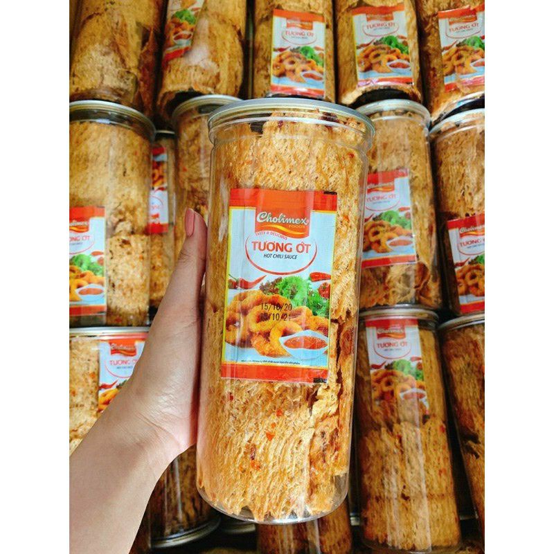 Mực cán nguyên con siêu ngon hũ 200g