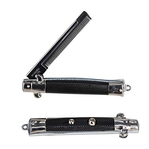 Lược bấm hộp vàng siêu ngầu Switch Blade Comb | Chải Pomade & Sáp