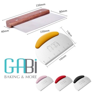 Dụng cụ cắt bột inox cán gỗ/nhựa