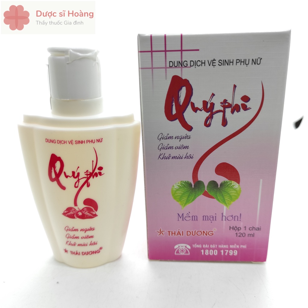 Dung Dịch Vệ Sinh Phụ Nữ Quý Phi 120ml