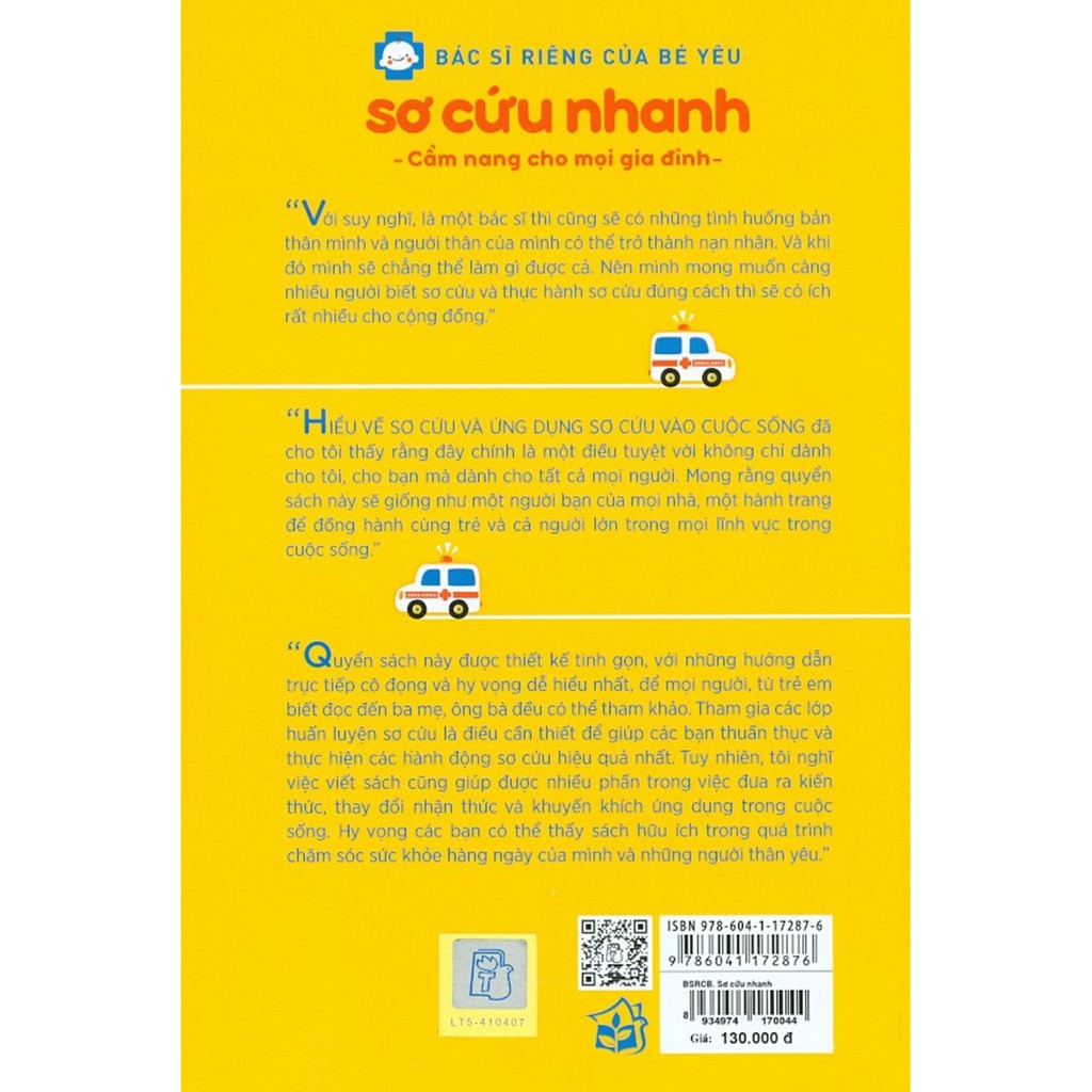 Sách - Sơ Cứu Nhanh - Cẩm Nang Cho Mọi Gia Đình