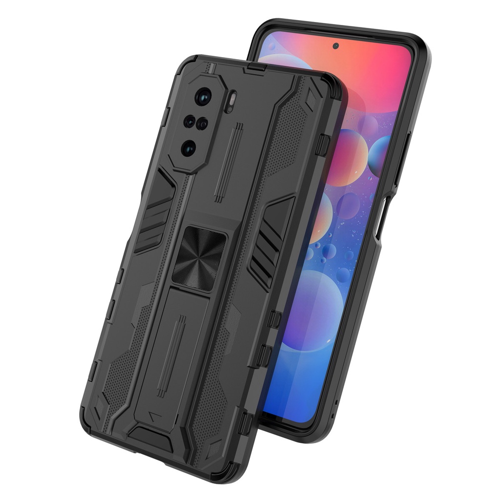 Ốp lưng Xiaomi Poco F3 / Redmi K40 / K40 Pro / K60 / K60 Pro Iron Man Ver 3 chống sốc giá đỡ xem phim thời trang