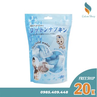 Nikkori - Gói lớn Khăn Giấy nén dạng viên chất lượng Nhật Bản ( 50 Viên)