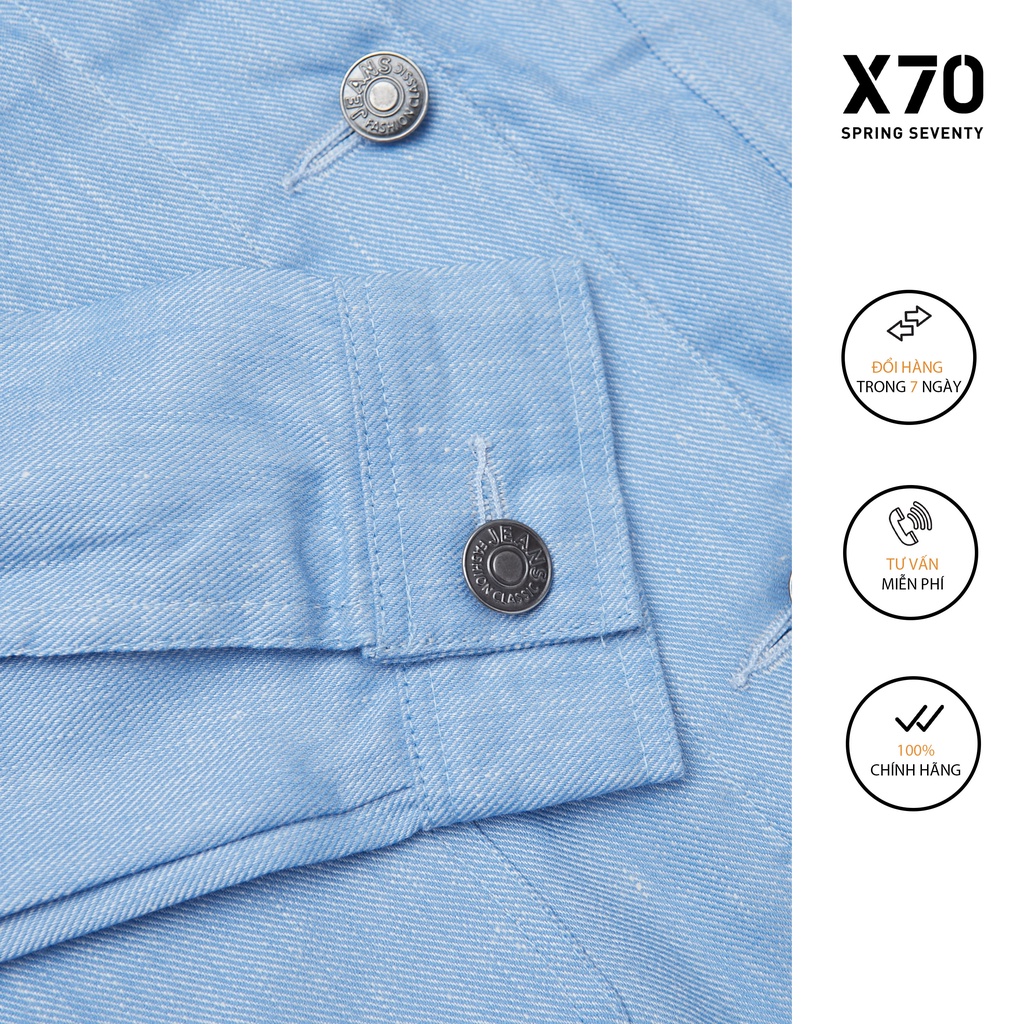 Áo Khoác Nữ Linen Trơn Thiết Kế Nút Cài Có Túi Thời Trang Thời Trang X70 - 02600008