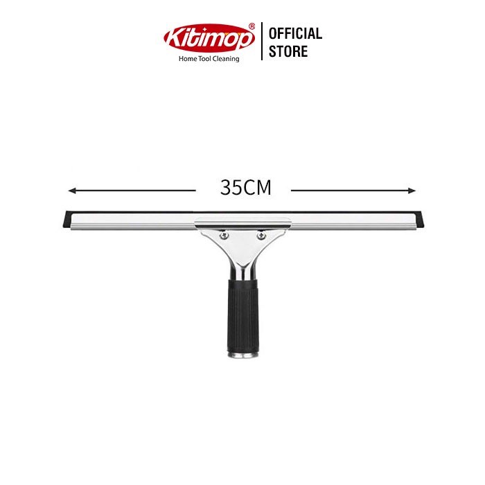 Cây gạt kính, cây gạt nước, gạt kính Kitimop-35 tay cầm inox chắc chắn, gạt nước siêu sạch tiện lợi bền bỉ