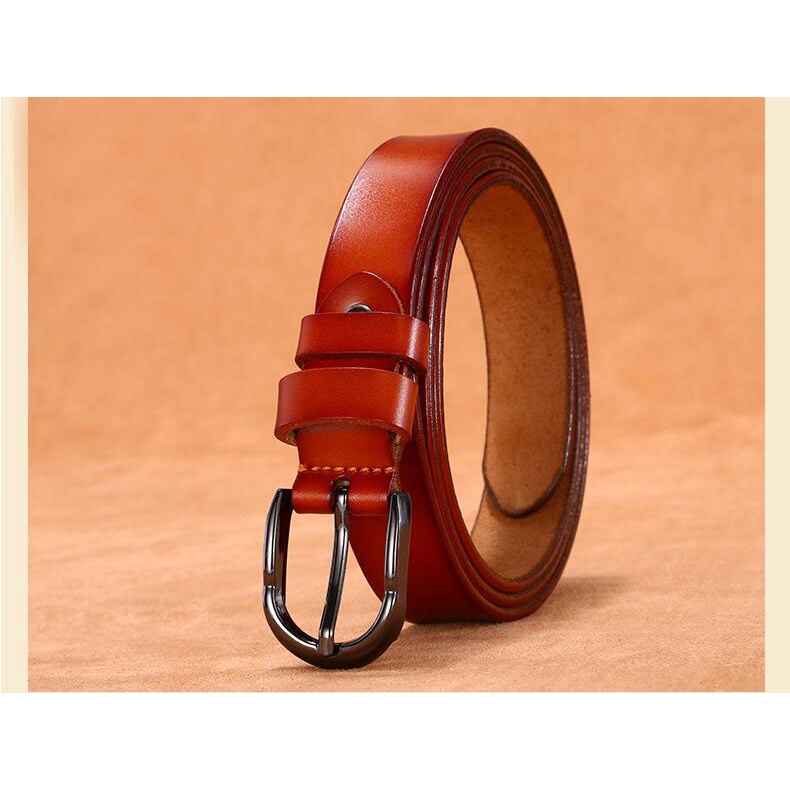 Thắt lưng da bò 115cm sang trọng cho nữ