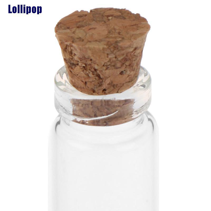 Set 10 lọ thủy tinh mini tỉ lệ 1:12 trang trí nhà búp bê