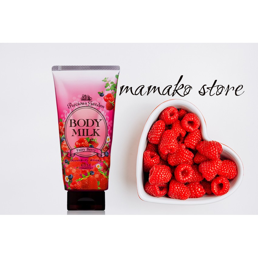 Sữa dưỡng thể Lotion K.o.s.e nhật /5 mùi #Romantic #Rose  #Yuzu #Berry #Honey 200ml/ nội địa nhật