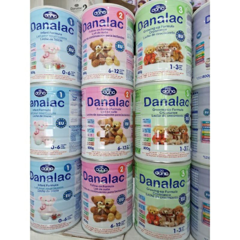 Sữa danalac số 1,2,3,4 hạn tháng 7,8/2022