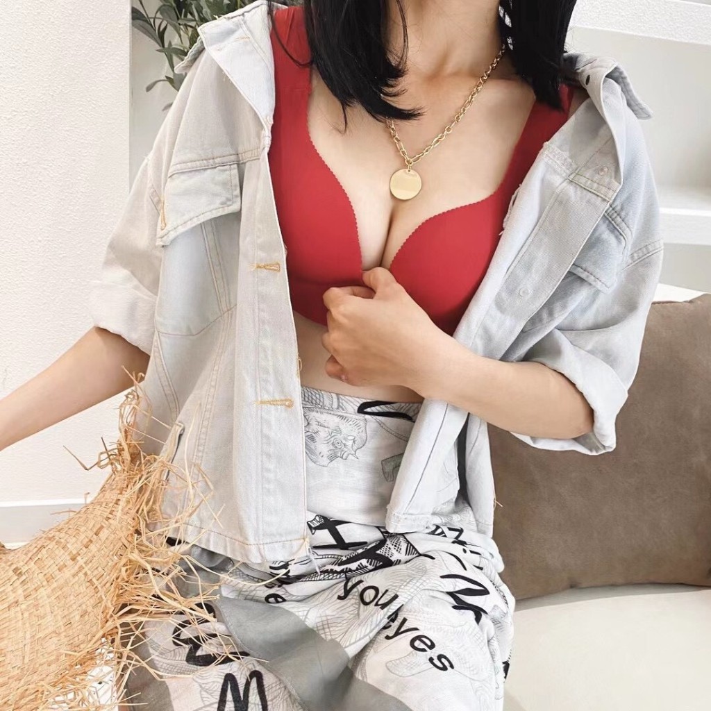 Áo Lót Nữ Đúc Su Không Gọng Không Đường May Đệm Vừa Tạo Khe Sexy AL 02 RENEE Store