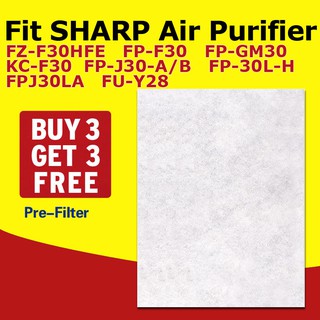 Fz-f30hfe SHARP FP-F30 FZF30HFE SHARP FP-GM30 KC-F30 FP-J30-A / B FP-30L-H FPJ30LA FU-Y28 Bộ lọc trước