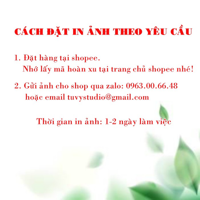 In ảnh theo yêu cầu - Khung ảnh ép gỗ cỡ 20x30 cm tại Tú Vy Studio | BigBuy360 - bigbuy360.vn