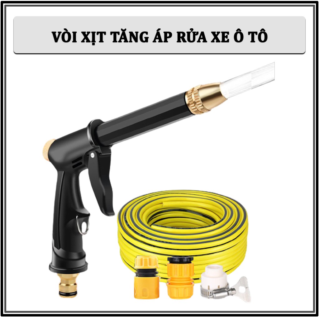 Vòi Xịt Tăng Áp Rửa Xe Ô Tô – Bộ Vòi Xịt Rửa Xe ,Tưới Cây Chuyên Nghiệp