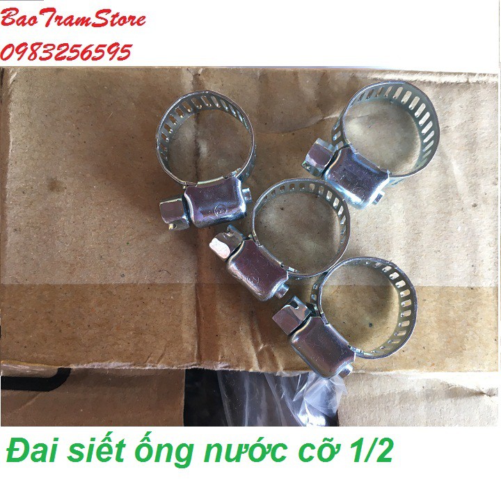 Set 10 cái đai siết cổ dê bằng ốc cỡ 1.2