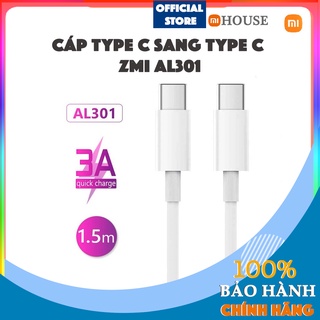 Cáp sạc 𝗫𝗶𝗮𝗼𝗺𝗶 zmi type c to type c 1.5m al308e - cáp type-c to type-c 𝗫𝗶𝗮𝗼𝗺𝗶 zmi al301 - mihouse