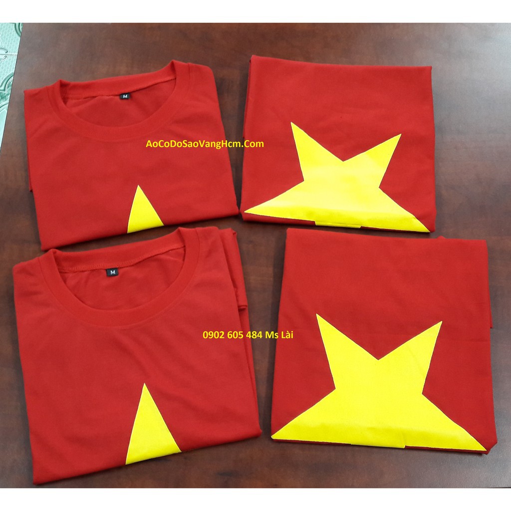 Áo thun cờ Việt Nam Áo Cờ Đỏ Sao Vàng Chất ĐẸP  ྇