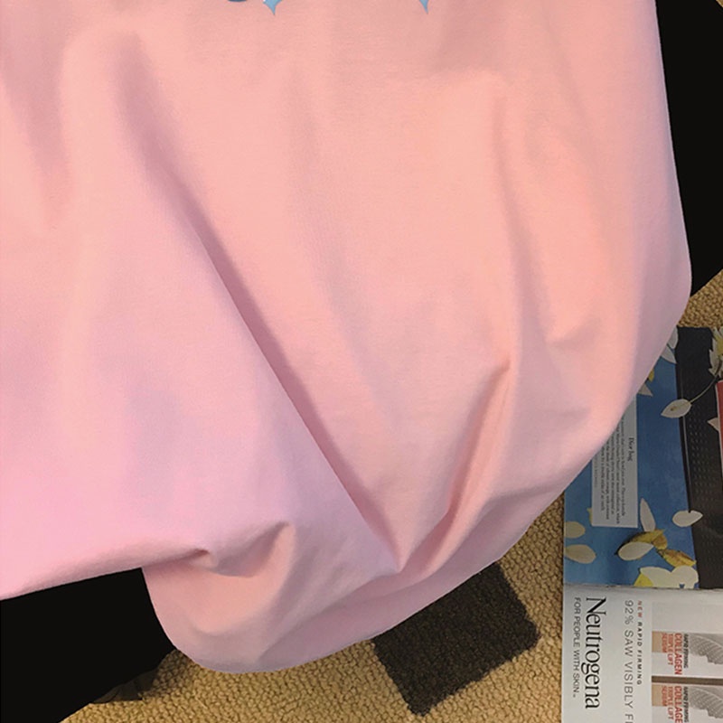 Áo thun HIIXIIVI 100% cotton tay ngắn cổ tròn thời trang mùa hè phong cách Hàn Quốc cho nữ 2022