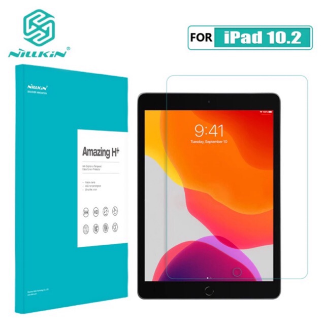 MIẾNG DÁN CƯỜNG LỰC IPAD 10.2 2021 - 10.2 2020 - 10.2 2019 NILLKIN H+ CHÍNH HÃNG
