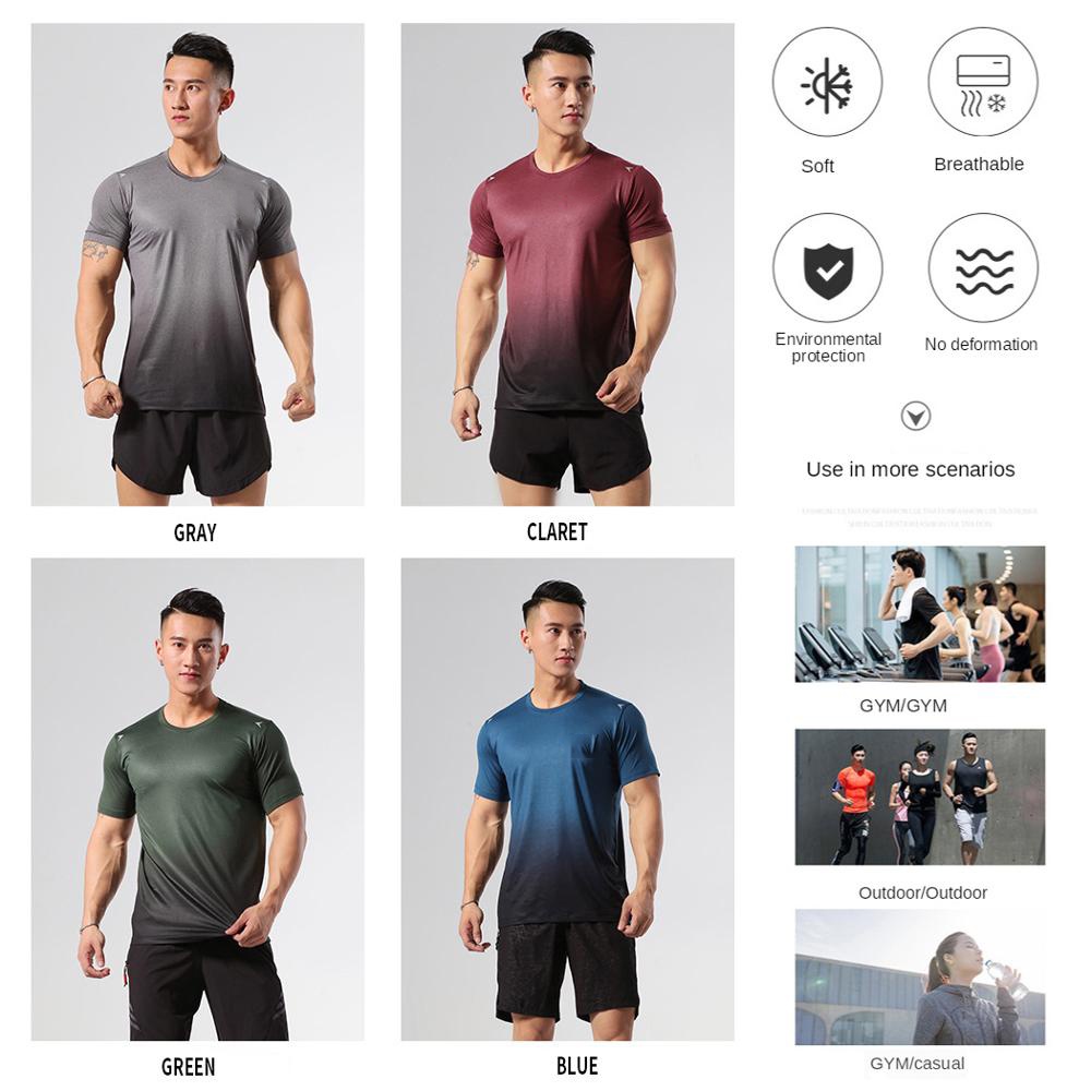Áo Thun Thể Thao Tay Ngắn Mau Khô Chuyên Dụng Cho Nam