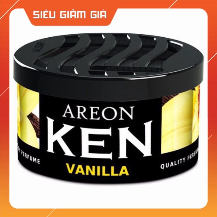 Sáp thơm hương vani – Areon Ken Vanilla (Ngọt nhẹ) - NHẬP KHẨU CHÍNH HÃNG BULGARIA + tặng kèm phần quà trị giá 50K